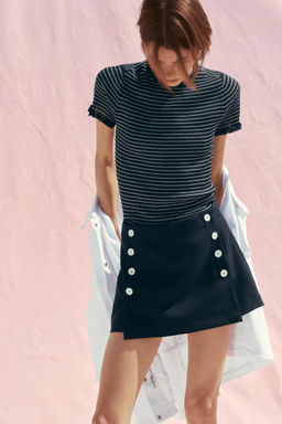 SKORT WITH BUTTONS - Zara фото 3