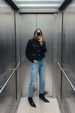 Z1975 MOM-FIT HIGH-WAIST JEANS - Zara фото 2