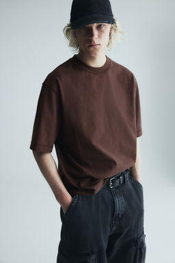 Camiseta lavada Boxy Fit - H&m фото 3