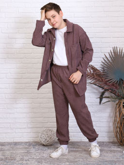 Рубашка  для мальчика девочки вельвет Образ Ладошки  фото 11