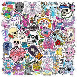 Набор наклеек Death party