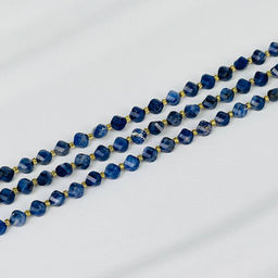 Бусины для украшений из Содалита (35 бусин) 39 см