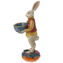 Фигурка декоративная "Заяц", L9,5 W12 H28 см
