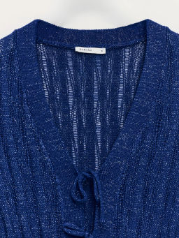 Джемпер на завязках с вискозой в составе / Zarina  фото 4