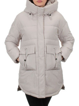 3335 LT. BEIGE Куртка зимняя облегченная женская (150 гр. холлофайбер)