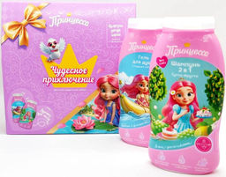 Д БИГ Принцесса /51165/ПН/ Чудесное приключение набор (Шампунь 2в1+Гель д/душа).6