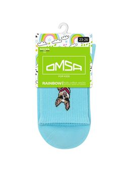 OMSA kids Calzino 21P73 с рис.на резинке (Корги) - Blu Сhiaro  фото 3