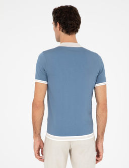 Синий зауженный свитер - Cacharel фото 5