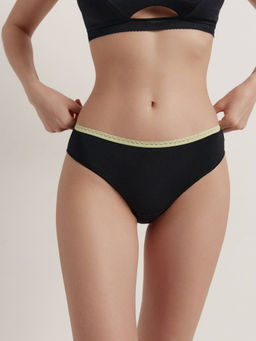CONTE BASIC COLLECTION LB 2002.7 Трусы женские (в пакете) black-lemon