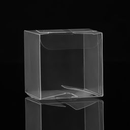 Цена за 5 шт. Складная коробка из PVC 5 x 5 x 5 см