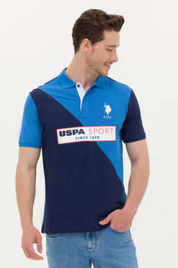U. S. Polo Assn Мужская темно-синяя футболка с воротником-поло - U.s. polo assn фото 16