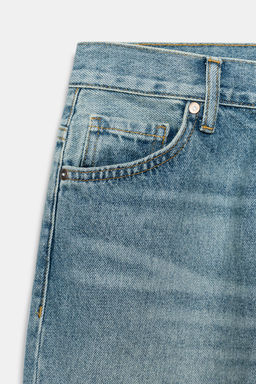 JEANS ZW COLLECTION RELAXED FLARE TIRO BAJO / Azul medio - Zara фото 7