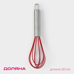 Венчик для вбивания Доляна «Краски», 20 см, цвет МИКС