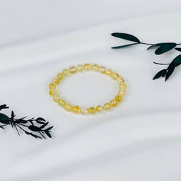 Браслет из Цитрина 17 см