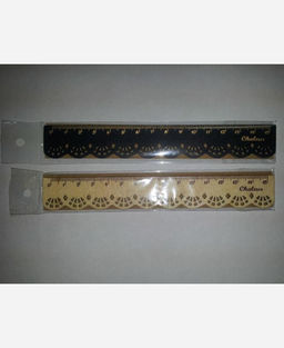 Линейка деревянная Кружева, 15 см. 9046014 - Yiwu youda import & export co фото 2