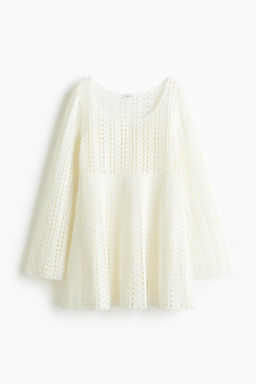 Vestido efecto crochet