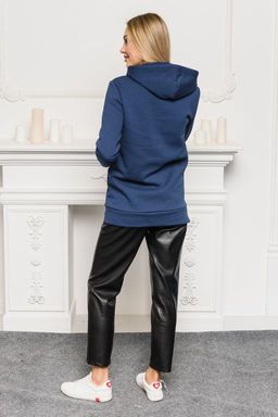 Худи из футера 3-хн Нью-Йорк королевский синий - Амадэль фото 13