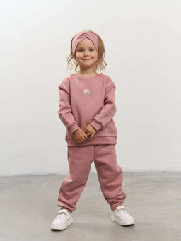 Повязка из кашкорсе "Дымчатая роза" 0+