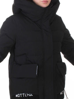 PE23-2 BLACK Куртка зимняя женская оверсайз (150 гр. холлофайбер)