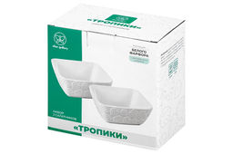 Набор салатников 2 пр. 14,5*14,5*6,3 см 700 мл Тропики - Elan gallery фото 8