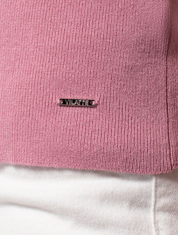 VILATTE / Поло тонкой вязки из вискозы  фото 4