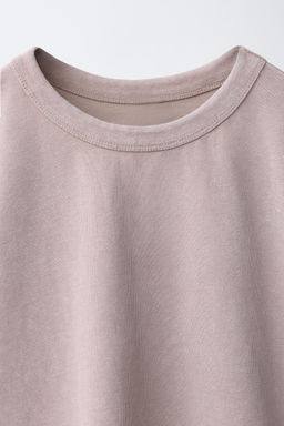CONJUNTO CAMISETA Y PANTAL?N BALLOON EFECTO LAVADO / Rosa lavado - Zara фото 6