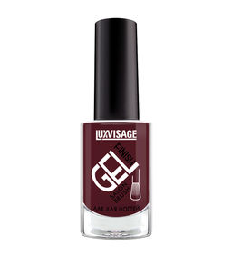 LuxVisage Лак для ногтей GEL finish тон 4 зимняя вишня 9мл