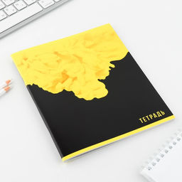 Цена за 5 шт. Тетрадь в клетку, 48 л., А5, на скрепке, блок №2, Yellow, МИКС - Artfox study фото 5