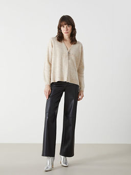 V Yaka Kad?n Triko H?rka