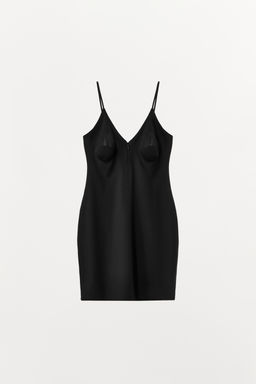 SHORT DRESS WITH POLYAMIDE ZIP - Zara фото 7