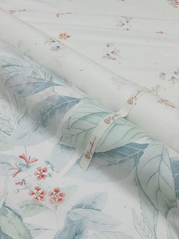 Перкаль Летняя прохлада - листья, (комп), СОРТ2, ш.2.35м, хлопок-100%, 110гр/м.кв - Купава фото 4