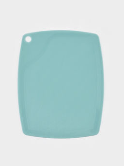 УЦЕНКА Набор "Керамик" 3 предмета: нож 16 см, овощечистка 12 см, доска 19,5х15,5 см, цвет голубой 44