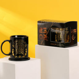 Подарочный набор Будь №1, кружка 310 мл, термоподставка 10 см