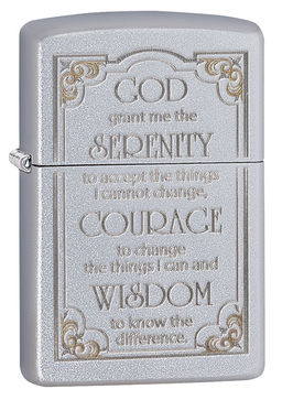 Зажигалка ZIPPO Молитва о безмятежности | Serenity Prayer 28458