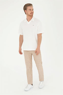 U. S. Polo Assn / Мужская футболка цвета экрю - U.s. polo assn фото 4