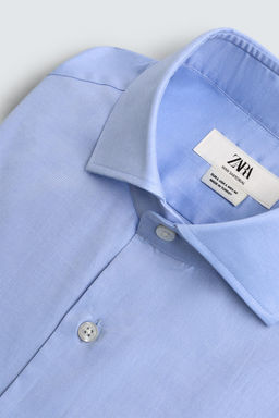 TEXTURED SHIRT WITH CUFFLINKS - Zara фото 10