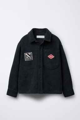 COMFORT CORDUROY FLEECE OVERSHIRT - Zara фото 2