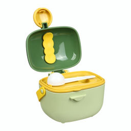 Контейнер для детского питания Крошка Я Дино 5, 400 мл., зеленый