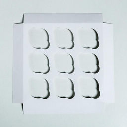 Цена за 5 шт. Коробка для капкейков «С Новым годом» 25×25×10 см