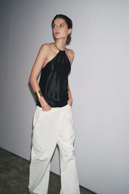 ZW COLLECTION HALTER TOP - Zara фото 3