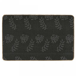 "Шанхай" Коврик 40х60см, бежевый, безворсовый, антискользящее основание, оверложенный край, полиэстер (Китай)