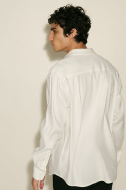 Camisa en mezcla de lino Easy Care Regular Fit - H&m фото 9