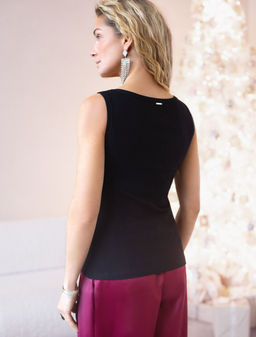 D43.224 Топ женский черный