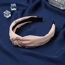 Цена за 2 шт. Ободок для волос «Хизер», 2.5 см, бежевый