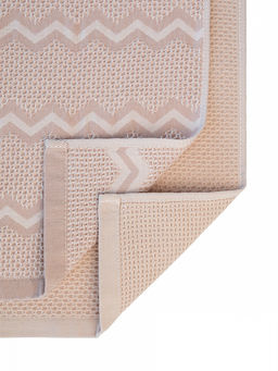 Набор кухонных полотенец 2шт 35x70 розовый вафельное полотно - Denastia фото 3