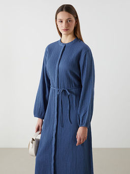 Hakim Yaka M?slin Kad?n G?mlek Elbise