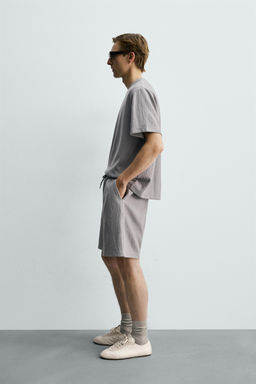 BERMUDA JOGGER ESTRUCTURA / Gris - Zara фото 4