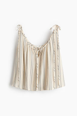 Top oversize con tirantes de lazo