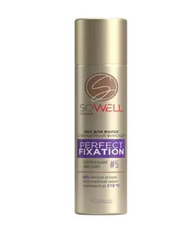 А.SoWell PROhair Лак д/волос Perfect Fixation Совершенная фиксация с.с.ф.300см3