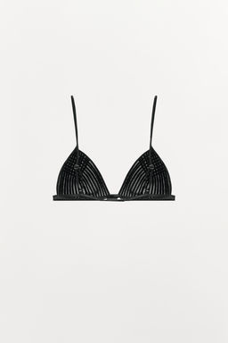 100% LEATHER BRALETTE - Zara фото 11